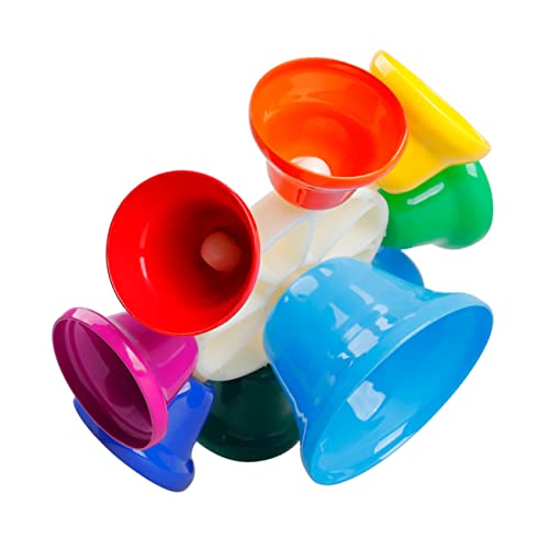 Gogogmee Oktavrotierende Glocke Spielzeug kinderinstrumente Kinder Instrument Handglocken Spielzeug mit acht Tönen spielzeuge spielsachen Rhythmus-Handglocke Acht-Ton-Glocke Metall von Gogogmee