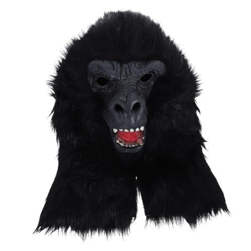 Gogogmee Orang-utan-maske Affen-cosplay Gorilla-maske Für Erwachsene Tierkopfmaske Affen-gesichtsmaske Halloween-affenmaske Gorilla-cosplay-maske Gorilla-kopfmaske Halloween-tiermaske von Gogogmee