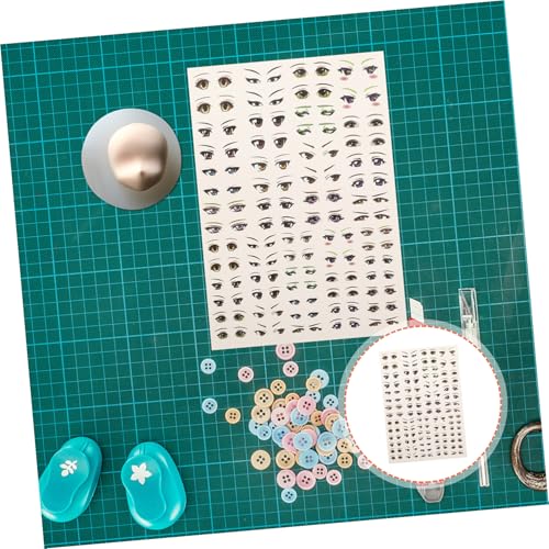 Gogogmee Papier Augenaufkleber Selbstklebend Bogen Cartoon Anime Augen Sticker für DIY Scrapbooking Clay Figuren und Bastelprojekte Vielseitige Niedliche Augenmotive für Dekoration und Gogogmee Papier Augenaufkleber Selbstklebend Bogen Cartoon Anime Augen Sticker für DIY Scrapbooking Clay Figuren und Bastelprojekte Vielseitige Niedliche Augenmotive für Dekoration und von Gogogmee
