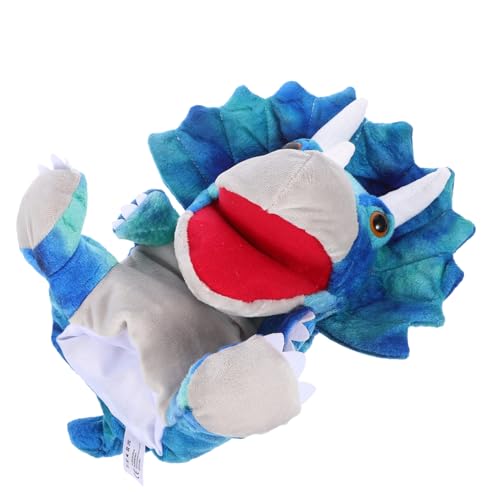 Gogogmee Plüsch Dinosaurier Handpuppe aus Weichem Plüsch Interaktives Kuscheltier für Fördert Kommunikation und Fantasie Geeignet für Eltern-Junge Mädchen-Spiele und Puppentheater Blau Gogogmee Plüsch Dinosaurier Handpuppe aus Weichem Plüsch Interaktives Kuscheltier für Fördert Kommunikation und Fantasie Geeignet für Eltern-Junge Mädchen-Spiele und Puppentheater Blau von Gogogmee