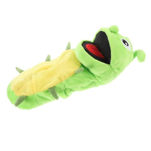 Gogogmee Plüsch Handpuppe Raupe mit Beweglichem Mund Interaktives Kinderspielzeug für Fantasievolles Puppentheater Kuscheliges Geburtstagsgeschenk Waschbar und Wiederverwendbar Fördert Gogogmee Plüsch Handpuppe Raupe mit Beweglichem Mund Interaktives Kinderspielzeug für Fantasievolles Puppentheater Kuscheliges Geburtstagsgeschenk Waschbar und Wiederverwendbar Fördert von Gogogmee