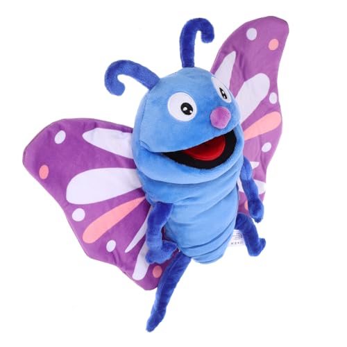 Gogogmee Plüsch Schmetterling Handpuppe Interaktives zum Geschichtenerzählen für Kindergarten und Zuhause Weiches Material Sichere Handpuppe für Fantasievolles Gogogmee Plüsch Schmetterling Handpuppe Interaktives zum Geschichtenerzählen für Kindergarten und Zuhause Weiches Material Sichere Handpuppe für Fantasievolles von Gogogmee