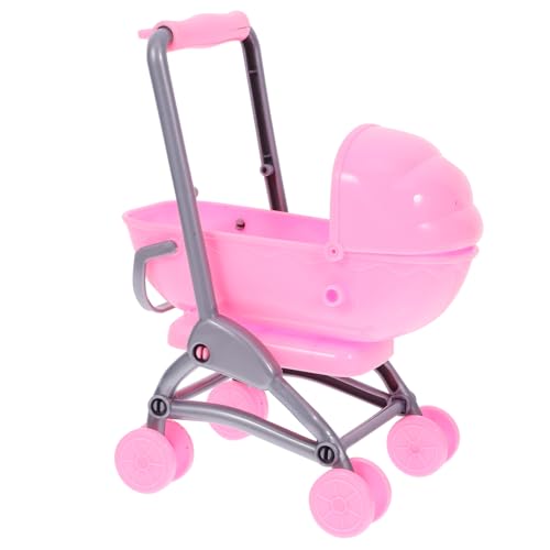 Gogogmee Puppenwagen Für Puppenhaus Simulierter Babywagen Aus Ideal Für Kreative Rollenspiele Und Puppenhaus Dekoration Perfekte Ergänzung Für Kinderzimmer von Gogogmee