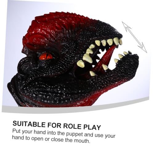 Gogogmee Realistische Dinosaurier Handpuppe aus Umweltfreundlichem Material Detailreich Bemalt Robust und Formstabil Geeignet für Rollenspiele und Gruppenspaß mit Kindern und Erwachsenen Gogogmee Realistische Dinosaurier Handpuppe aus Umweltfreundlichem Material Detailreich Bemalt Robust und Formstabil Geeignet für Rollenspiele und Gruppenspaß mit Kindern und Erwachsenen von Gogogmee