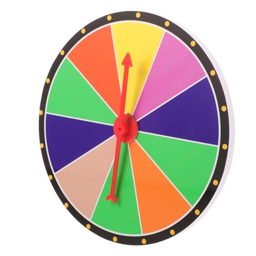 Gogogmee Rotierendes Preisrad mit Zeiger DIY für Party Bildung und Spiele Langlebiges Leicht und Tragbar Attraktives Party Dekorationselement Gogogmee Rotierendes Preisrad mit Zeiger DIY für Party Bildung und Spiele Langlebiges Leicht und Tragbar Attraktives Party Dekorationselement von Gogogmee