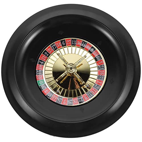 Gogogmee Drehendes Poker Roulette Rad Kreatives Tischspiel Roulette Set Für Partys Und Unterhaltungen Dekoratives Glücksspielrad Für Erwachsene Und von Gogogmee