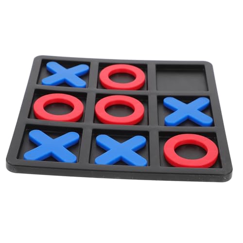 Gogogmee Schachspiel Holzspielzeug Interaktives Kreuz-und-Null Spiel für Rote O Blaue X Figuren Tragbares Schachbrett mit Box Pädagogisches Lernspielzeug für Frühe Entwicklung und Gogogmee Schachspiel Holzspielzeug Interaktives Kreuz-und-Null Spiel für Rote O Blaue X Figuren Tragbares Schachbrett mit Box Pädagogisches Lernspielzeug für Frühe Entwicklung und von Gogogmee