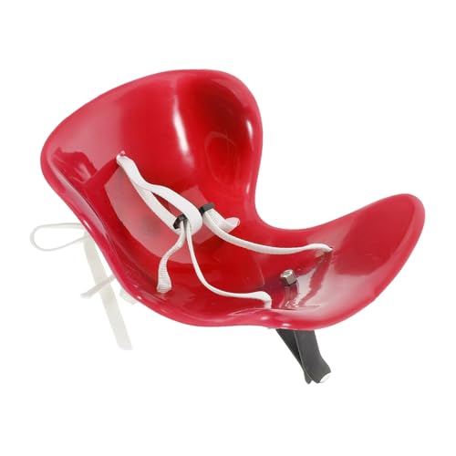 Gogogmee Sicherheitssitze Puppe autositz Puppenautositz Kindersitz Spielzeug Auto Dekoration puppenzubehör Kinderwagen babysitz Zubehör für Puppen Tragehilfe für Babypuppen Plastik rot von Gogogmee