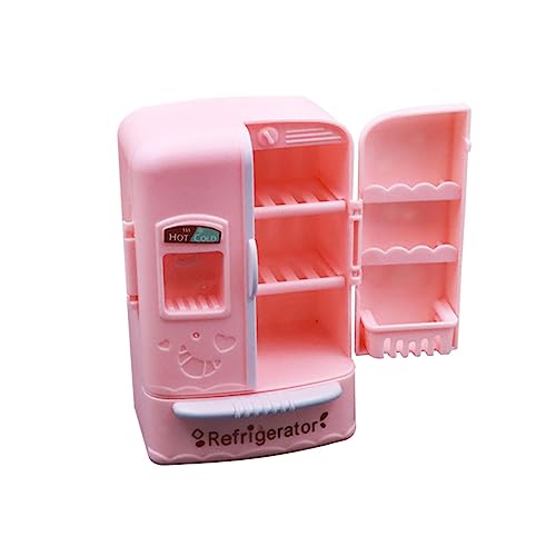 Gogogmee Realistischer Mini-kühlschrank Für Jungen Und Mädchen Mädchenspielzeug Babypuppe Jungen- Und Mädchenspielzeug Mini-Spielzeug Mini-möbel Puppenmöbel Kühlschrankspielzeug von Gogogmee