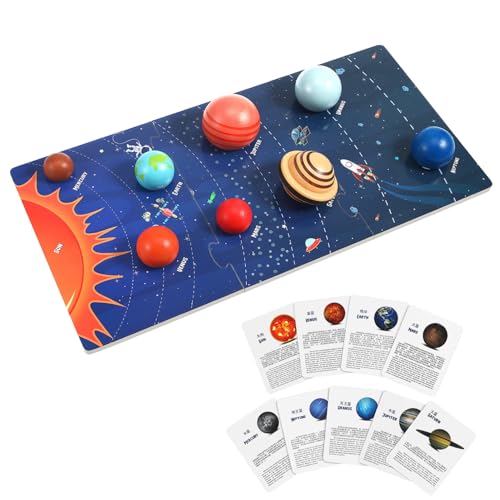 Gogogmee Solar System Holzpuzzle Lernspielzeug mit Planeten Robustes Kinderspielzeug Ab Jahren Einfach zu Montierendes Weltraum Modell Pädagogisches Planetensystem Gogogmee Solar System Holzpuzzle Lernspielzeug mit Planeten Robustes Kinderspielzeug Ab Jahren Einfach zu Montierendes Weltraum Modell Pädagogisches Planetensystem von Gogogmee