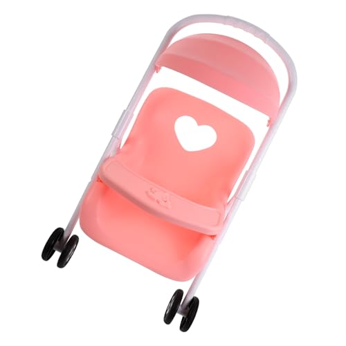 Gogogmee Spiel Kinderwagen Spielzeug Spielen Partyspiele Kinderwagen Spielzeug-Kinderwagen Puppenwagen für Puppen babywagen für Puppen Kinderspielzeug Möbelwagen Puppenwagenschmuck Plastik von Gogogmee