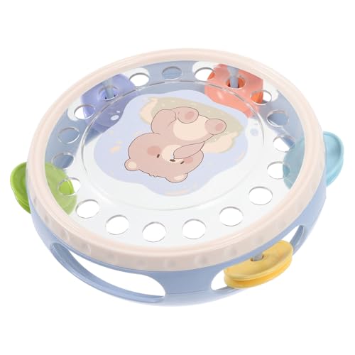Gogogmee Tamburin mit Süßem Cartoon Motiv Handliche Trommel aus Robustem Ergonomisch Geformt Rhythmusförderndes Musikinstrument für Junge Mädchen und Kleinkinder für Musikspiel und Gogogmee Tamburin mit Süßem Cartoon Motiv Handliche Trommel aus Robustem Ergonomisch Geformt Rhythmusförderndes Musikinstrument für Junge Mädchen und Kleinkinder für Musikspiel und von Gogogmee
