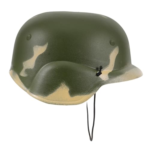 Gogogmee Tarnhelm Halloween-Hut für Kinder Armeehelm Kriegshelm Schutzhelm Armee-Tarnhut Militärisches Spielzeug Spielzeughelm Armeekostüm für Kinder Halloween-Helm Plastik Camouflage von Gogogmee