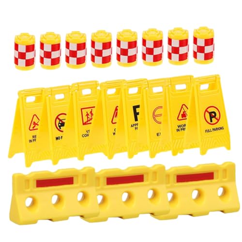 Gogogmee Teiliges Miniatur Verkehrszeichen Spielset für Gelbe Verkehrshütchen Warnschilder Gelbe Absperrbarrieren Fördert Verkehrssicherheit und Lernspiel Gogogmee Teiliges Miniatur Verkehrszeichen Spielset für Gelbe Verkehrshütchen Warnschilder Gelbe Absperrbarrieren Fördert Verkehrssicherheit und Lernspiel von Gogogmee