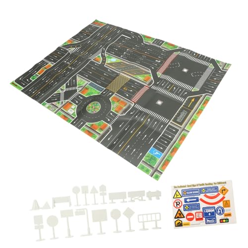 Gogogmee Verkehrsschilder Teiligem Miniatur Verkehrszeichen und Stadtkarte Pädagogisches Lernspielzeug zur Verkehrssicherheit Langlebig und Farbecht für Verkehrsregeln Lernen Gogogmee Verkehrsschilder Teiligem Miniatur Verkehrszeichen und Stadtkarte Pädagogisches Lernspielzeug zur Verkehrssicherheit Langlebig und Farbecht für Verkehrsregeln Lernen von Gogogmee
