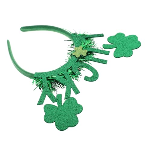 Gogogmee Vierblättriger Kopfschmuck St Patrick'S Day Outfit Damen St Patrick'S Day Stirnband Frauen St Patrick'S Day Hüte St Patrick'S Day Kostüm St Patricks Day Stirnbänder Aus von Gogogmee