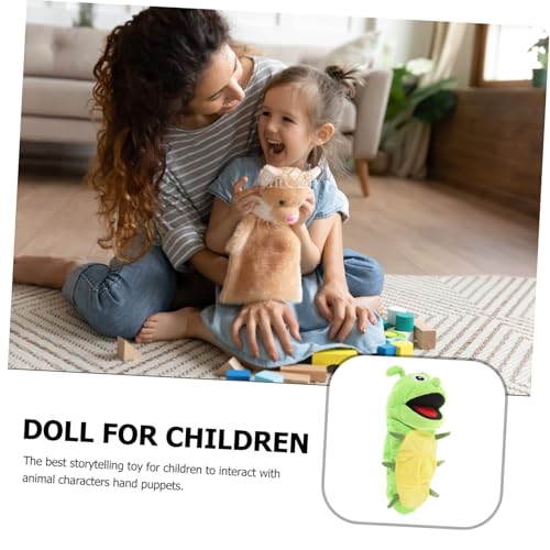 Gogogmee Weiche Plüsch Raupe Handpuppe mit Beweglichem Mund Kreatives Interaktives Handspielzeug für Motorik Hand Auge koordination und Fantasievollem Rollenspiel Gogogmee Weiche Plüsch Raupe Handpuppe mit Beweglichem Mund Kreatives Interaktives Handspielzeug für Motorik Hand Auge koordination und Fantasievollem Rollenspiel von Gogogmee
