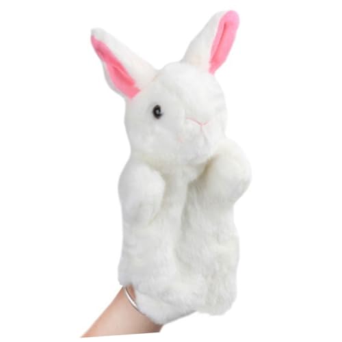 Gogogmee Weißer Plüsch Handpuppe Hase Kuscheltier Rollenspiel für Interaktives Eltern Junge Mädchen Plüsch Mitgebsel Kindergeburtstag Geschenk Gogogmee Weißer Plüsch Handpuppe Hase Kuscheltier Rollenspiel für Interaktives Eltern Junge Mädchen Plüsch Mitgebsel Kindergeburtstag Geschenk von Gogogmee