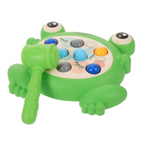 Gogogmee Whack A Frog Spiel für Kleinkinder Montessori-inspirierter Lernspielzeug mit Hammer Fördert Sensorische Entwicklung Hand-Auge-koordination und Logisches Denken Kompakt Robust für Gogogmee Whack A Frog Spiel für Kleinkinder Montessori-inspirierter Lernspielzeug mit Hammer Fördert Sensorische Entwicklung Hand-Auge-koordination und Logisches Denken Kompakt Robust für von Gogogmee