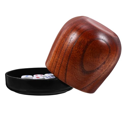 Gogogmee Würfelbecher Set aus Stabilem Holz mit Kleinen Würfeln rutschfest und Langlebig Großes Fassungsvermögen für Brettspiele und Rollenspiele für Spielabende und Freizeitgestaltung Gogogmee Würfelbecher Set aus Stabilem Holz mit Kleinen Würfeln rutschfest und Langlebig Großes Fassungsvermögen für Brettspiele und Rollenspiele für Spielabende und Freizeitgestaltung von Gogogmee