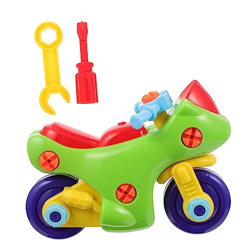 Gogogmee 1 Set Abnehmbares Motorradspielzeug Farbenfrohes Lernspielzeug Für Kreatives Konstruktionsspielzeug Zum Zusammenbauen Und Zerlegen Für Jungen Und ädchen von Gogogmee