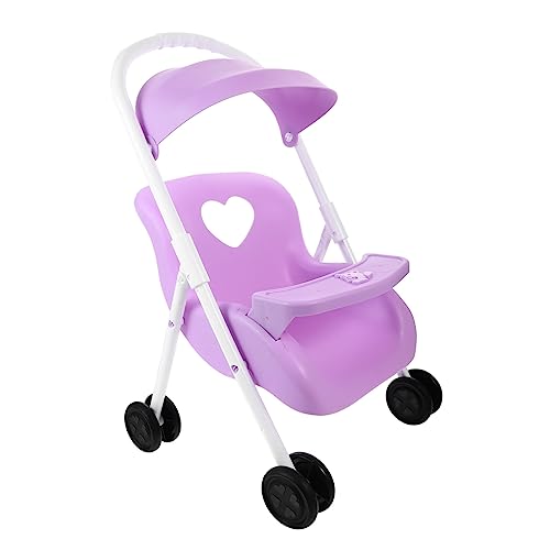 Gogogmee babywagen für Puppen puppenkinderwagen trinkhalter Kinderwagen Mein erster Puppenwagen Spielhauszubehör Spielzeuge Möbelwagen Möbel für Puppenwagen Kinderwagen Spielen Plastik von Gogogmee