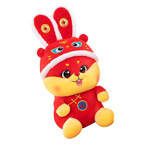 Gogogmee dekoratives Stofftier Flauschige Kuscheltiere Kaninchen Stofftier für Kinder kindergeschenke Spielzeug Plüschtier Kaninchen-Maskottchen-Puppe Kaninchenpuppe von Gogogmee