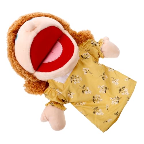 Interaktive Eltern-Kind-Handpuppe pädagogische handpuppen Kinder Handpuppe ausgestopfte Handpuppe Fingerpuppe Spielzeug Spielzeuge Kinderspielzeug realistisches Figurenspielzeug Gogogmee von Gogogmee