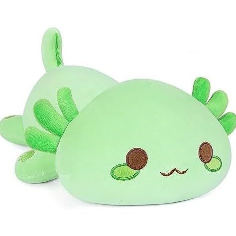 Gohytal Plüschtier Axolotl Kuscheltier Stofftier Kawaii Axolotl Plüsch, Axolotl Plüschkissen Spielzeug, Wurfkissen, Schmusetier Geschenk für Kinder Mädchen 3+ Jahre von Gohytal