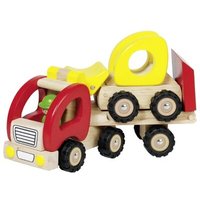 GOKI 55963 Tieflader mit Radlader GOKI 55963 Tieflader mit Radlader von Goki