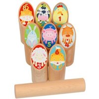 GOKI 56648 Wikinger Tier Kubb, im Baumwollbeutel GOKI 56648 Wikinger Tier Kubb, im Baumwollbeutel von Goki