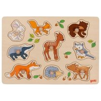 GOKI 57387 Steckpuzzle Waldtiere GOKI 57387 Steckpuzzle Waldtiere von Goki