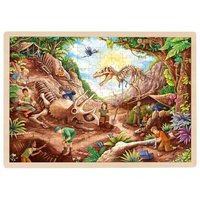 GOKI 57395 Einlegepuzzle Ausgrabung Dinosaurier von Goki