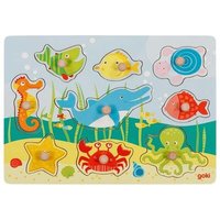 GOKI 57396 Steckpuzzle Unterwasserwelt II von Goki