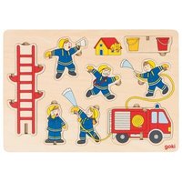 GOKI 57471 Aufstellpuzzle Feuerwehr von Goki