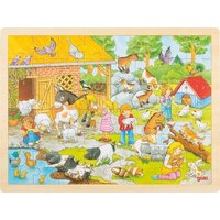 GOKI 57685 Einlegepuzzle Streichelzoo GOKI 57685 Einlegepuzzle Streichelzoo von Goki