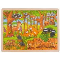 GOKI 57734 Einlegepuzzle Tierkinder im Wald GOKI 57734 Einlegepuzzle Tierkinder im Wald von Goki