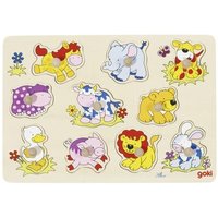 GOKI 57838 Steckpuzzle Tierkinder II GOKI 57838 Steckpuzzle Tierkinder II von Goki