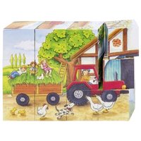 GOKI 57839 Würfelpuzzle Jahreszeiten auf dem Bauernhof GOKI 57839 Würfelpuzzle Jahreszeiten auf dem Bauernhof von Goki
