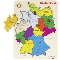 GOKI 57860 Einlegepuzzle Deutschland II von Goki