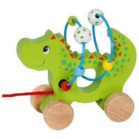 GOKI 59975 Ziehtier mit Motorikschleife Drache von Goki