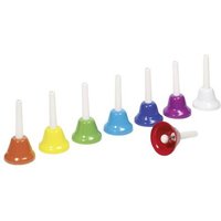 GOKI 61951 Glocken H= 13 cm, Kunststoff, Metall, 8er Set GOKI 61951 Glocken H= 13 cm, Kunststoff, Metall, 8er Set von Goki