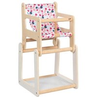 GOKI51483 Puppenhochstuhl mit Tisch, 2 in 1 GOKI51483 Puppenhochstuhl mit Tisch, 2 in 1 von Goki