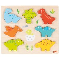 GOKI57360 Einlegepuzzle Dinosaurier von Goki