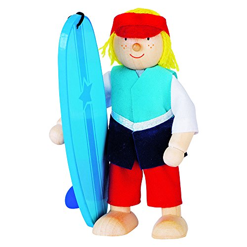 Goki 51628 - Biegepuppe Surfer von goki