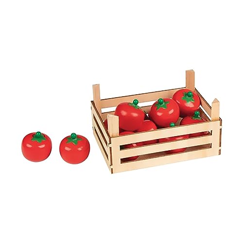 Goki 51676 - Kaufläden und Zubehör - Tomaten, Gemüsekiste von goki