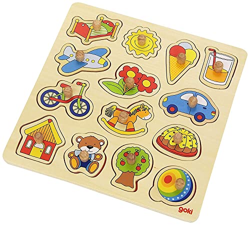 Goki 57576 - Steckpuzzle - Schaukelpferd, Ball Goki 57576 - Steckpuzzle - Schaukelpferd, Ball von goki