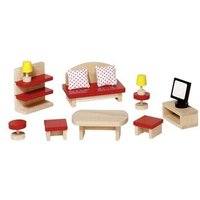 goki 51716 Puppenmöbel Wohnzimmer, goki basic von Goki