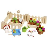 goki 51729 Accessoires Mein kleiner Garten, für die Puppenhäuser von Goki