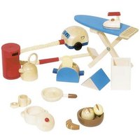 goki 51939 Accessoires Küche Holz, für die Puppenhäuser von Goki